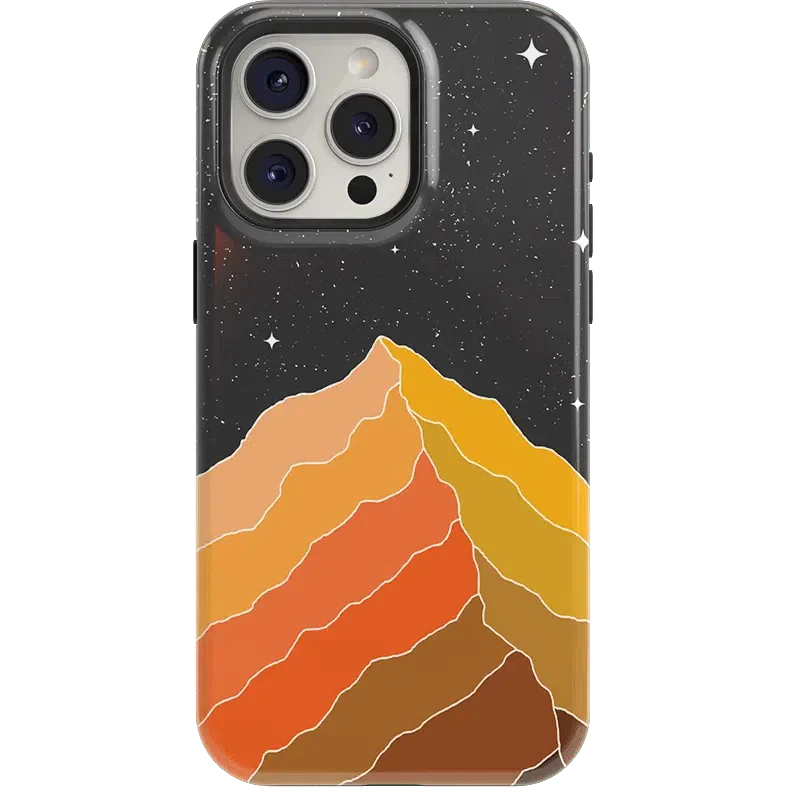 Night Skies | Mountain Starlight Case iPhone Case get.casely Essential + MagSafe® iPhone 15 Pro