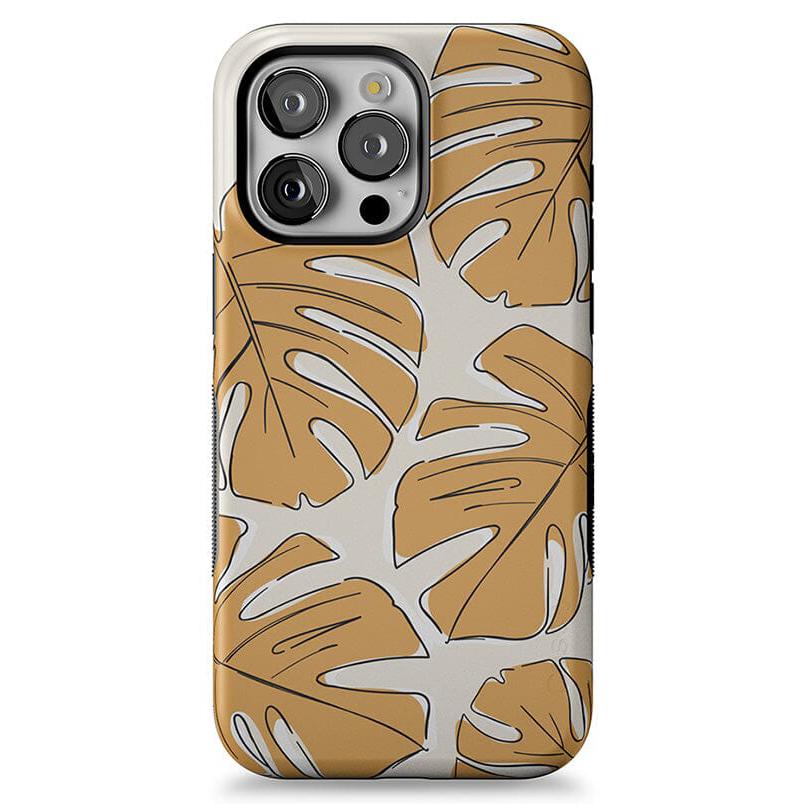Island Time | Tropical Leaves Floral Case iPhone Case get.casely Bold + MagSafe® iPhone 15 Pro Max 