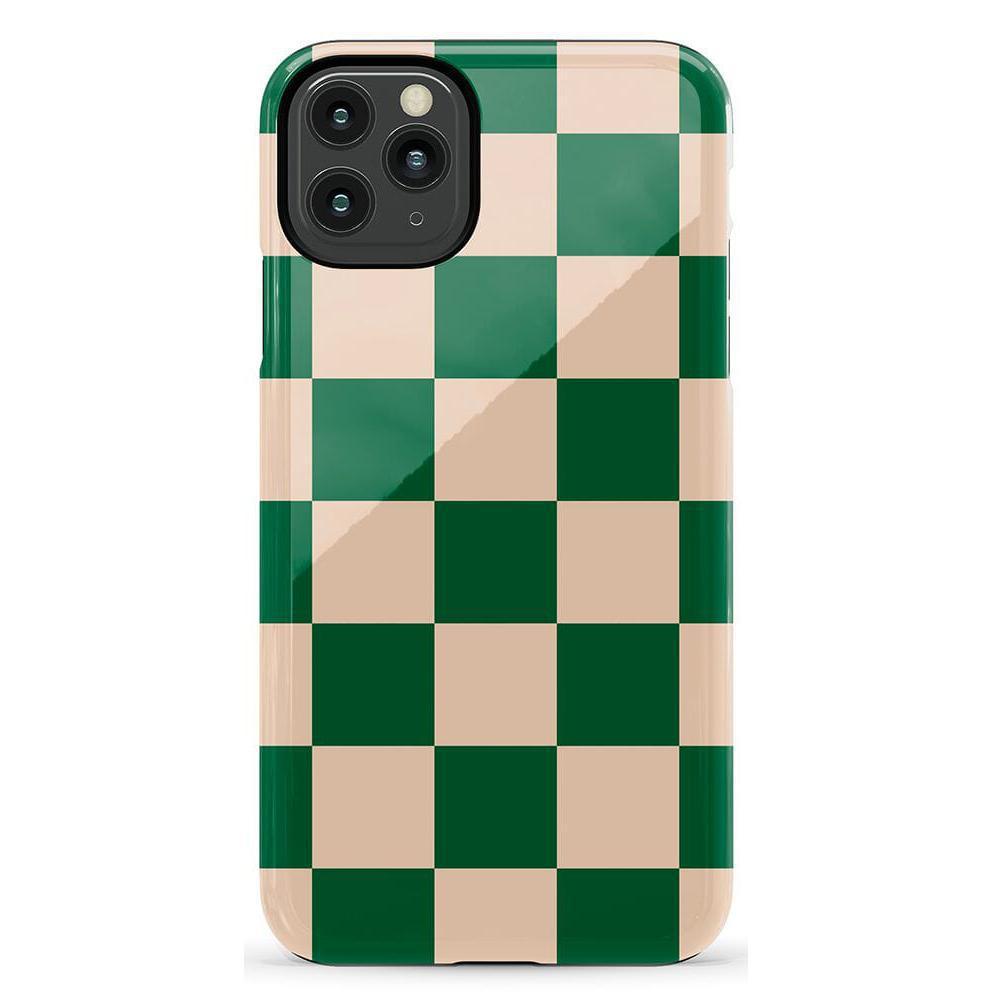 Fit Check | Green Checkerboard Case iPhone Case get.casely Essential iPhone 11 Pro Max