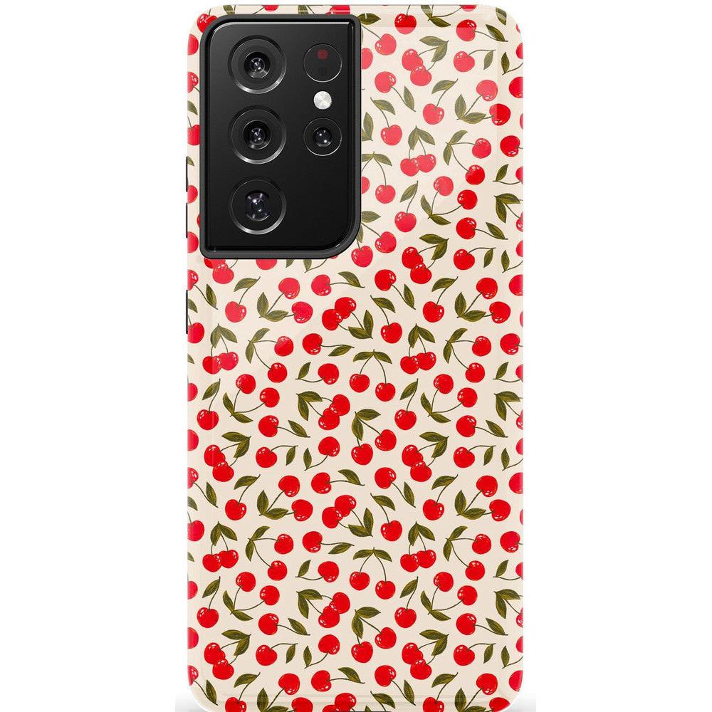 Cherry on Top | Red Cherry Case iPhone Case get.casely Essential Galaxy S21 Ultra