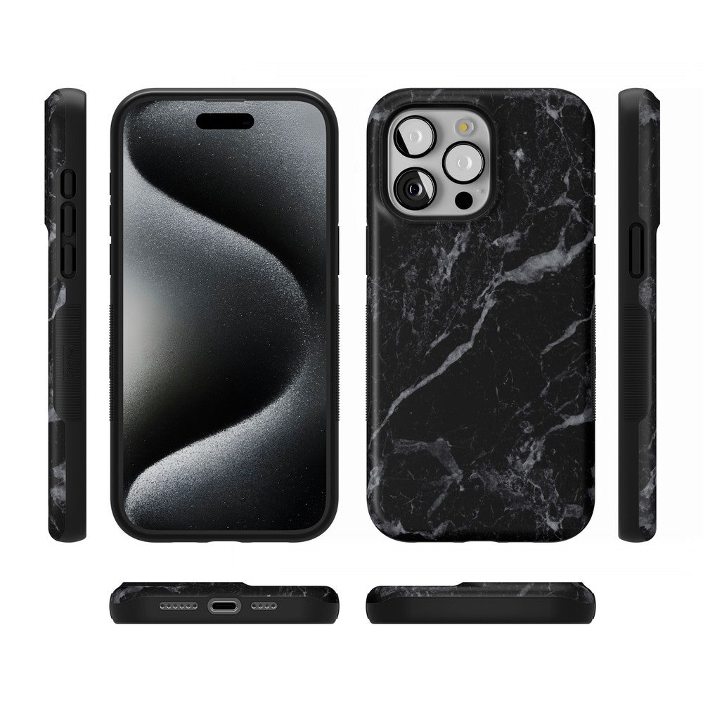 Black Pearl | Classic Black Marble Case