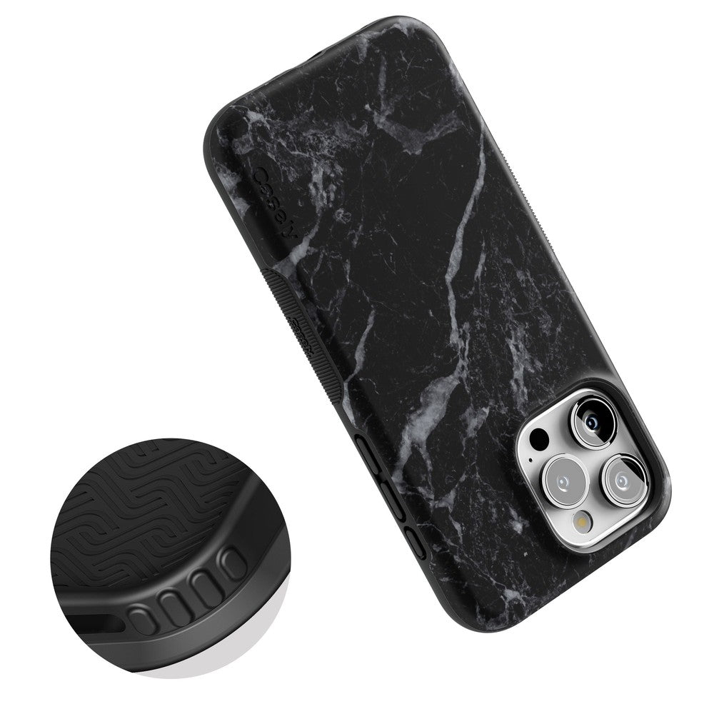 Black Pearl | Classic Black Marble Case