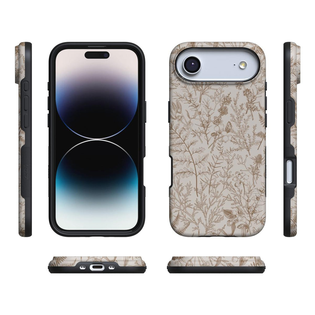Beige Garden | Neutral Floral Case