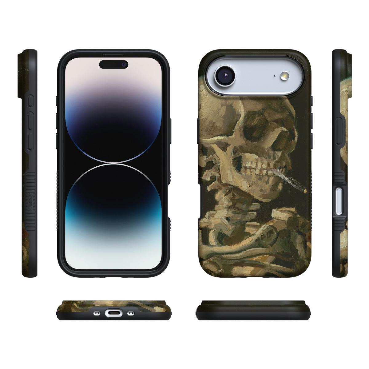 Van Gogh | Head of a Skeleton with a Burning Cigarette Phone Case