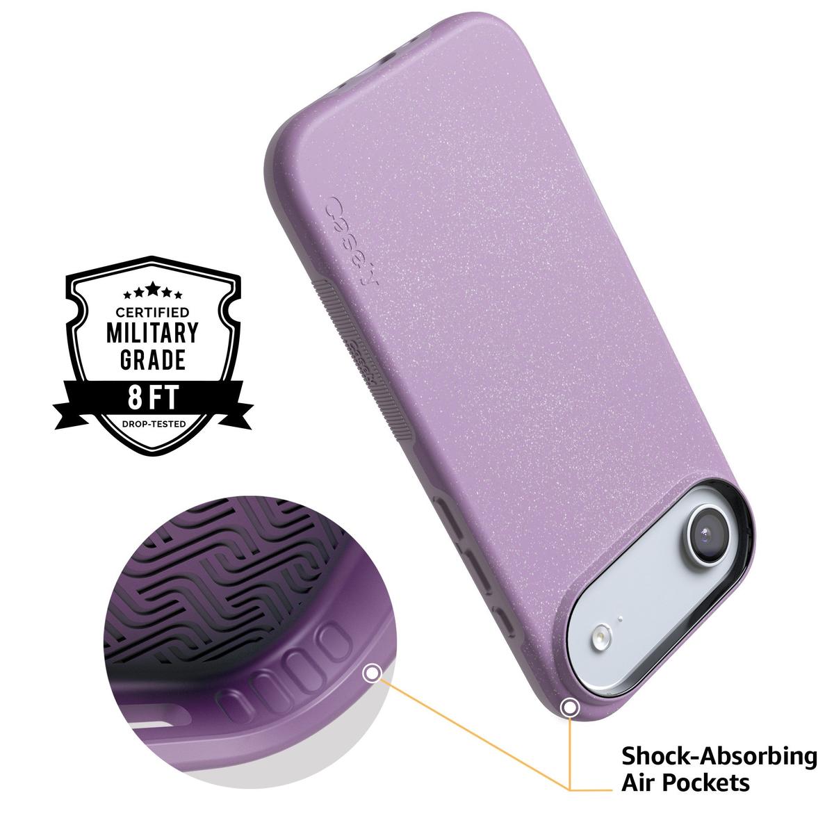 Lavender Waves | Purple Shimmer Case