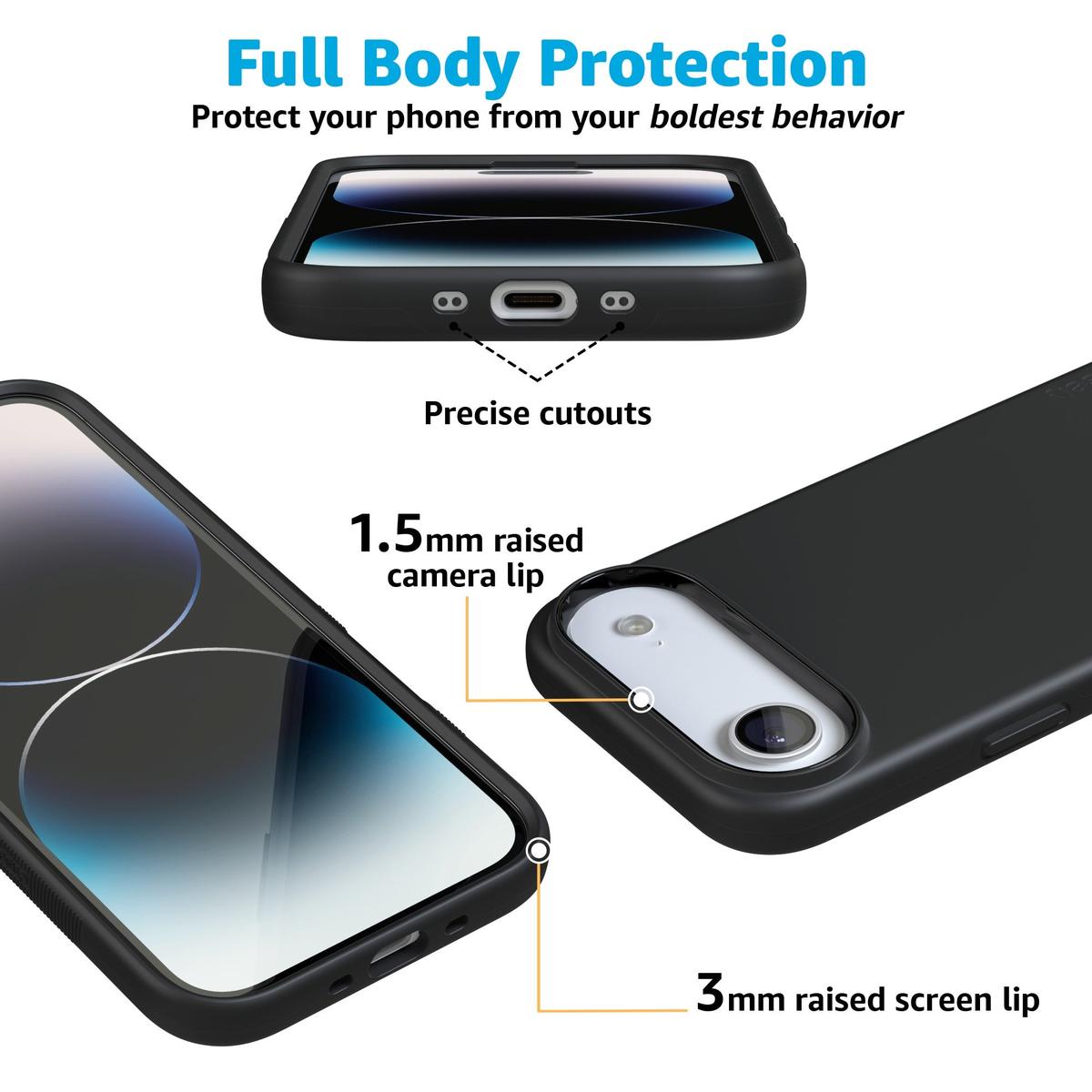 Black on Black | Ultra-Protective Bold Case