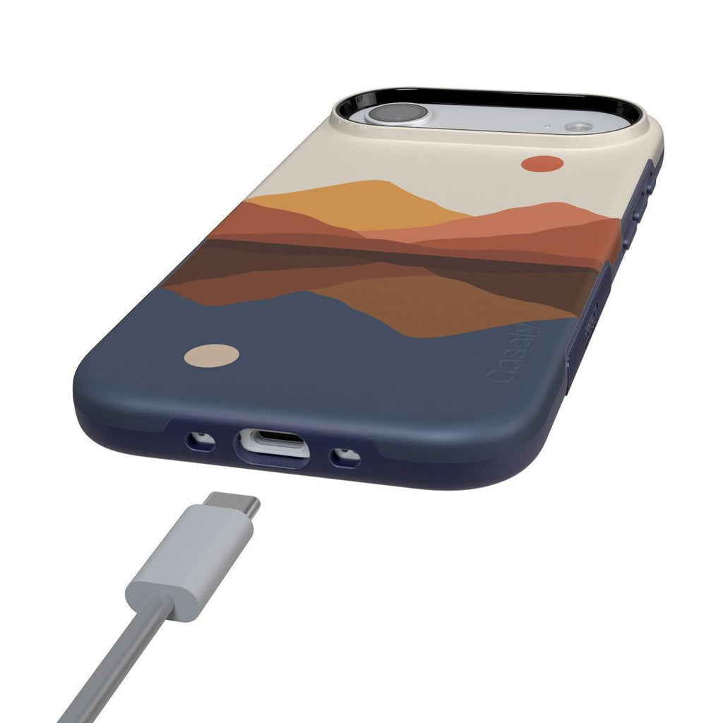Opposites Attract | Day & Night Colorblock Mountains Case