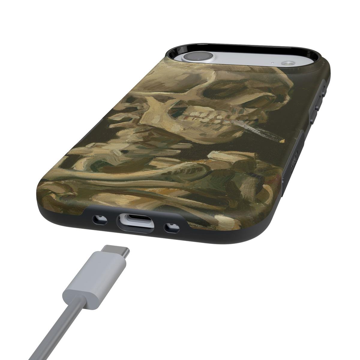 Van Gogh | Head of a Skeleton with a Burning Cigarette Phone Case