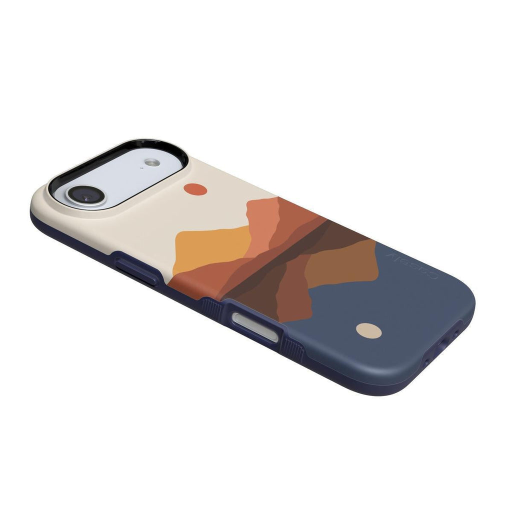 Opposites Attract | Day & Night Colorblock Mountains Case