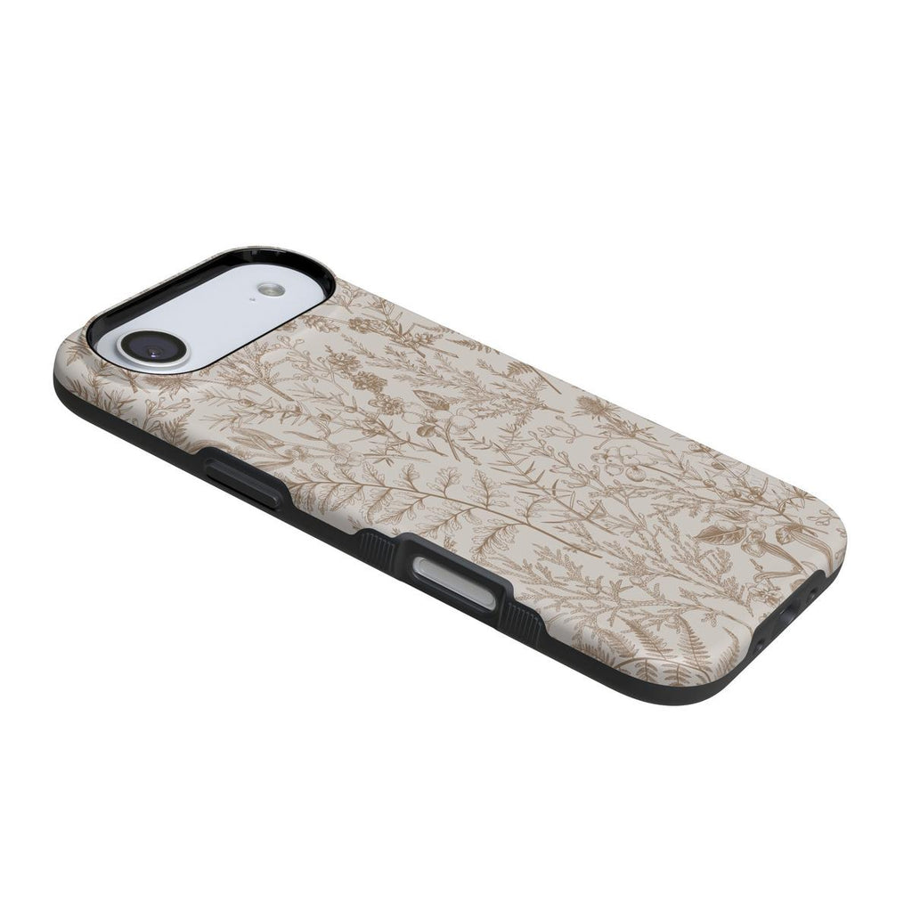 Beige Garden | Neutral Floral Case