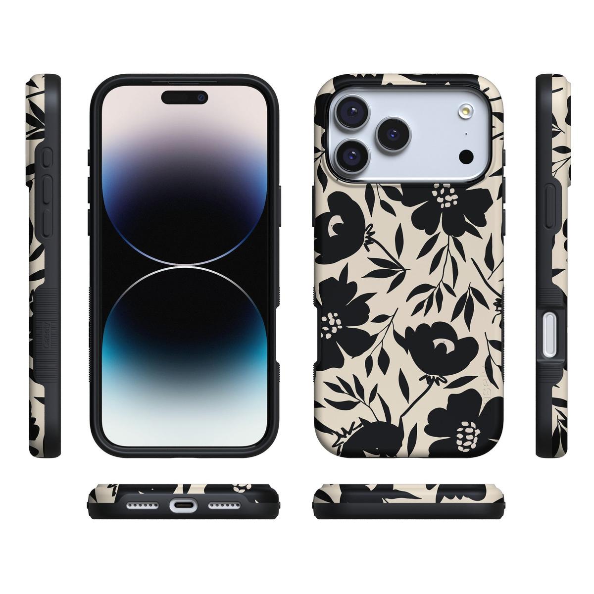Dark Fantasy | Contrast Floral Case