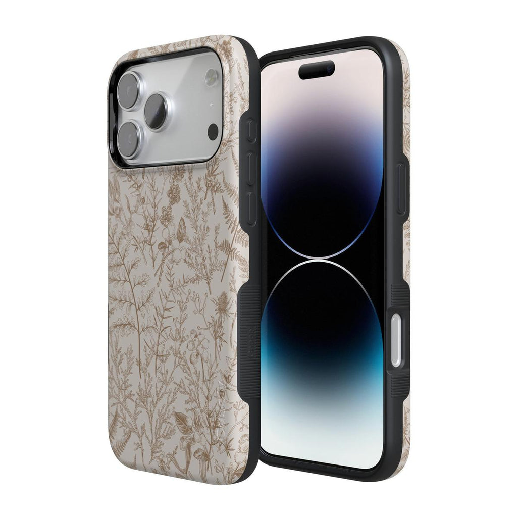 Beige Garden | Neutral Floral Case
