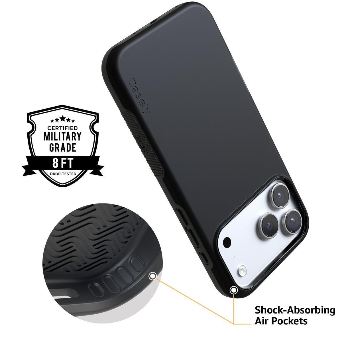 Black on Black | Ultra-Protective Bold Case