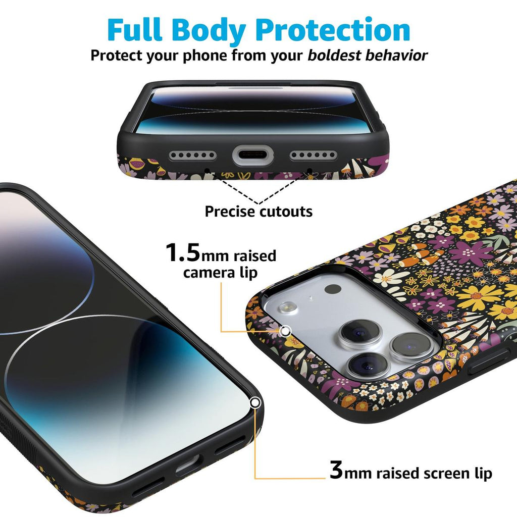 Falling for You | Plum Floral Case