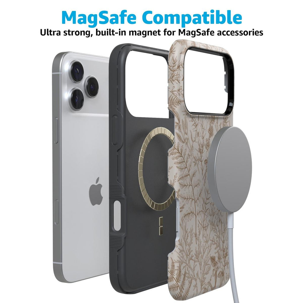 Beige Garden | Neutral Floral Case