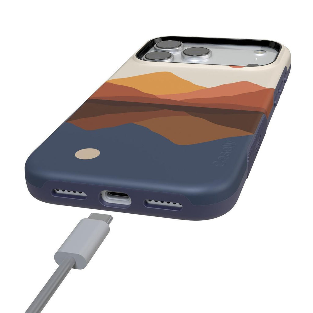Opposites Attract | Day & Night Colorblock Mountains Case