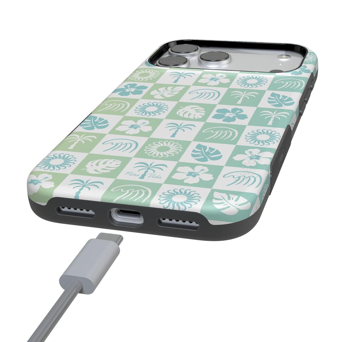 Coastal Checkers | Pura Vida Case