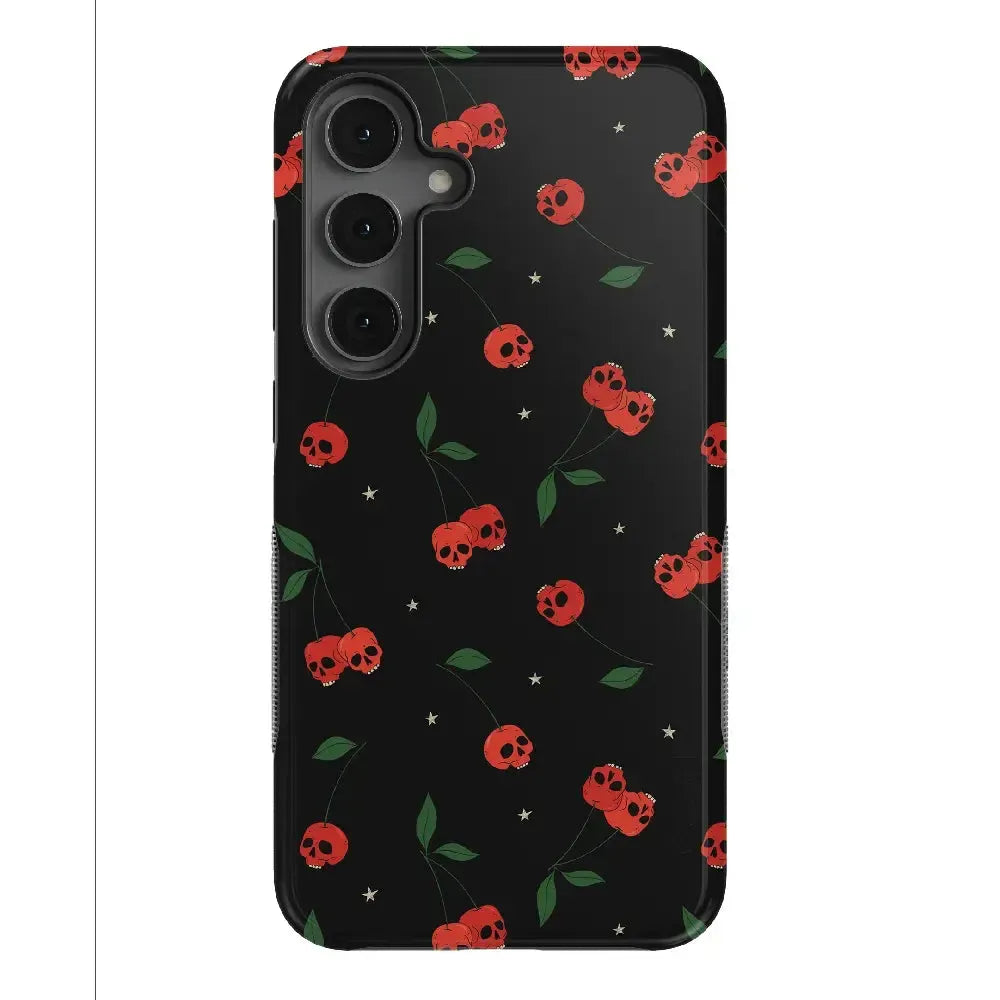 Sweet Revenge | Cherry Skulls Case Phone Case Casetry Bold + MagSafe® Galaxy S25 Plus