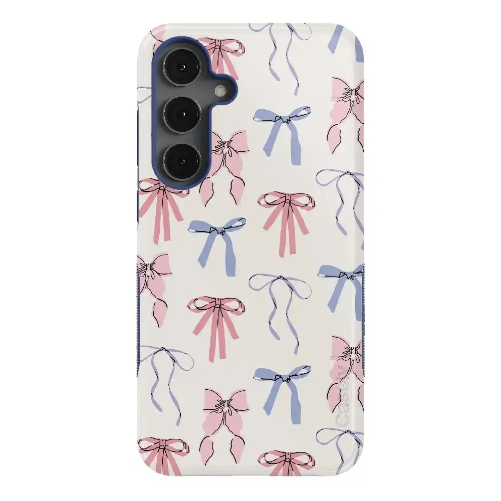 Coquette Girlie | Pastel Bows Case Phone Case Casetry Bold + MagSafe® Galaxy S25 Plus 