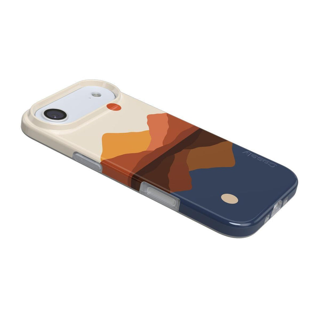 Opposites Attract | Day & Night Colorblock Mountains Case