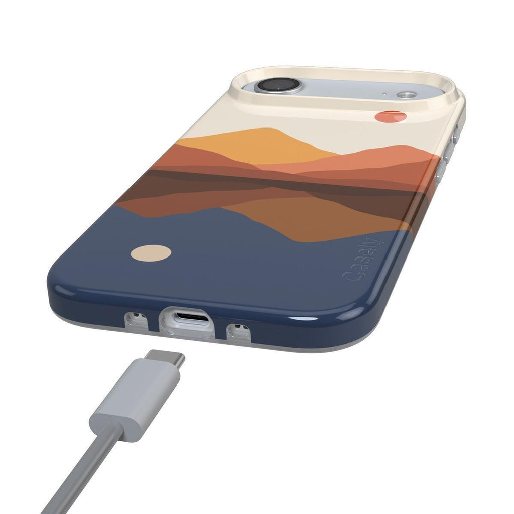 Opposites Attract | Day & Night Colorblock Mountains Case