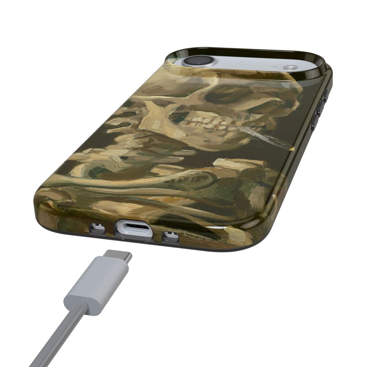 Van Gogh | Head of a Skeleton with a Burning Cigarette Phone Case