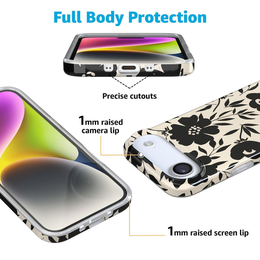 Dark Fantasy | Contrast Floral Case