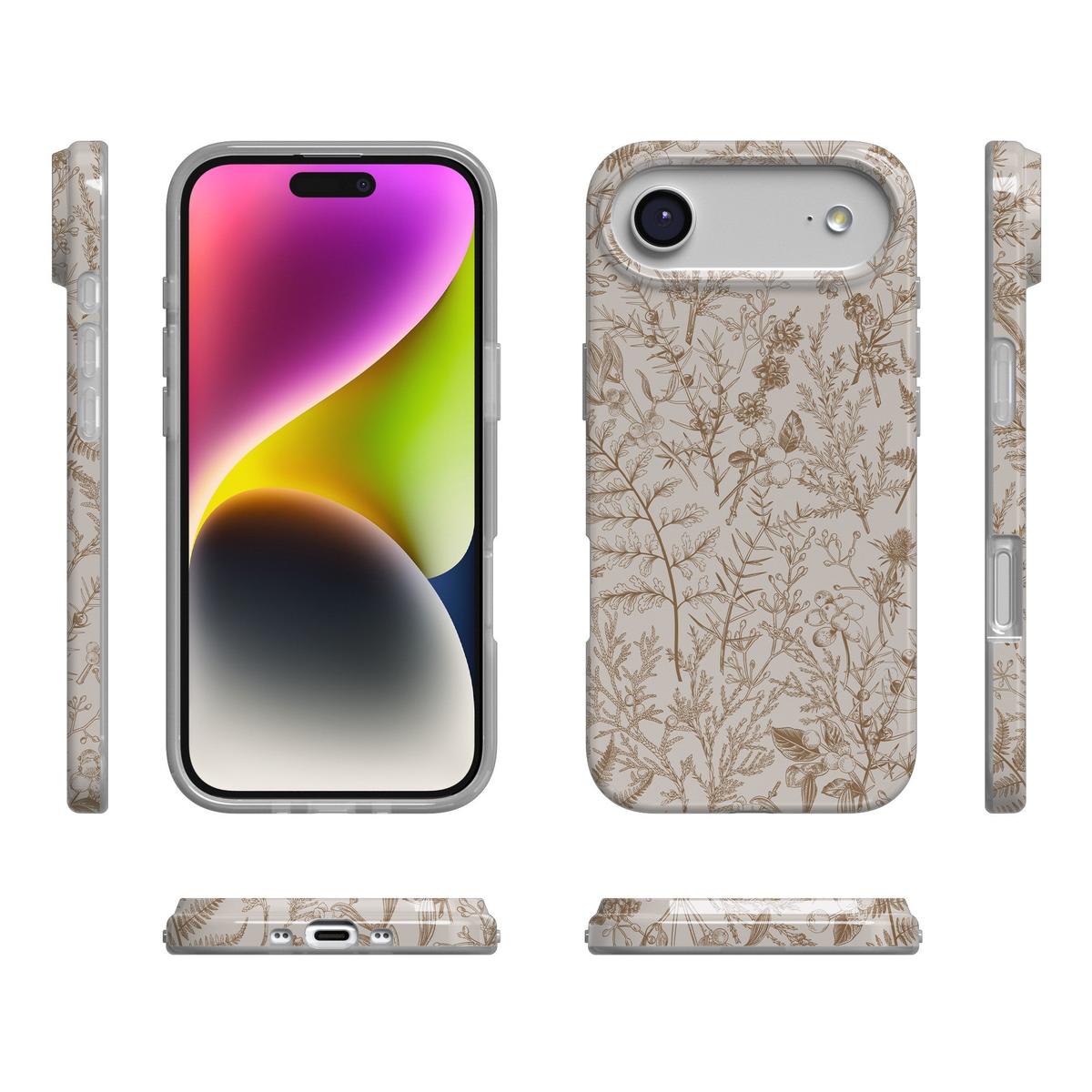 Beige Garden | Neutral Floral Case