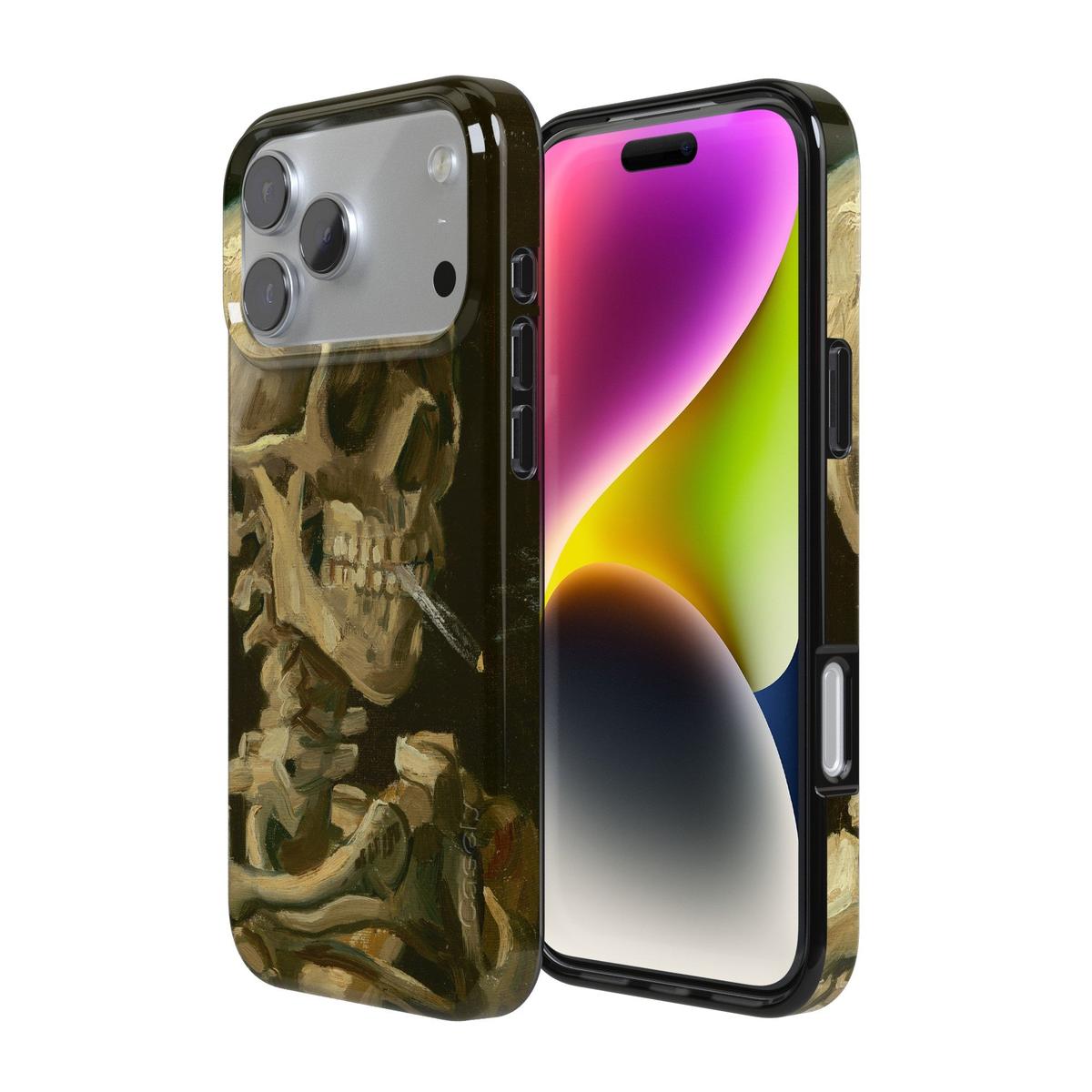 Van Gogh | Head of a Skeleton with a Burning Cigarette Phone Case