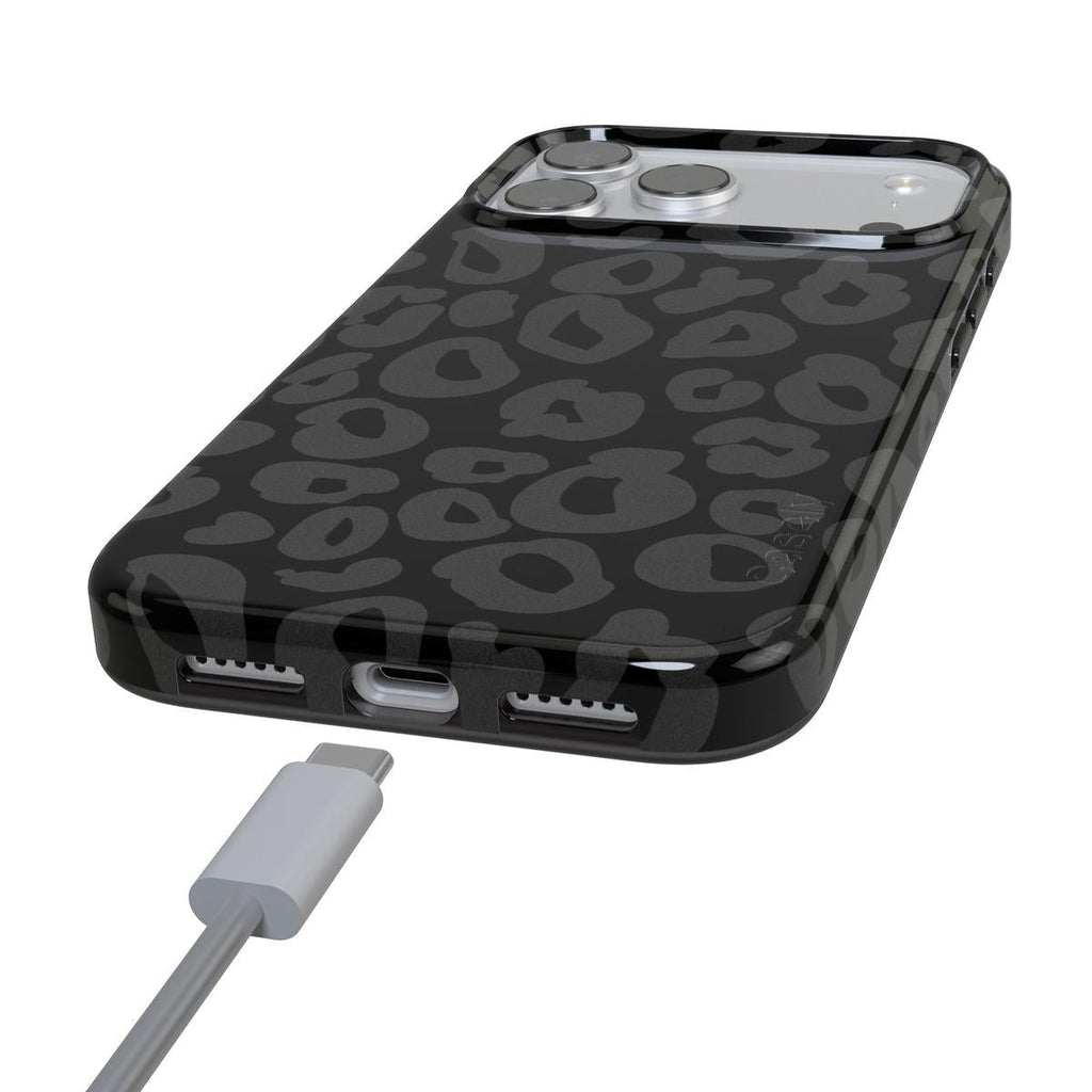 Into the Wild | Black Leopard Case
