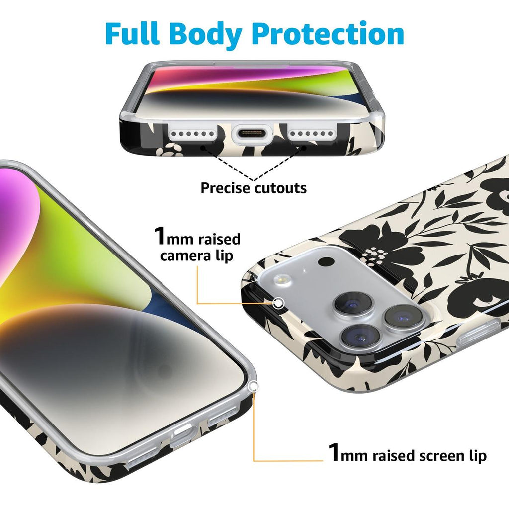 Dark Fantasy | Contrast Floral Case