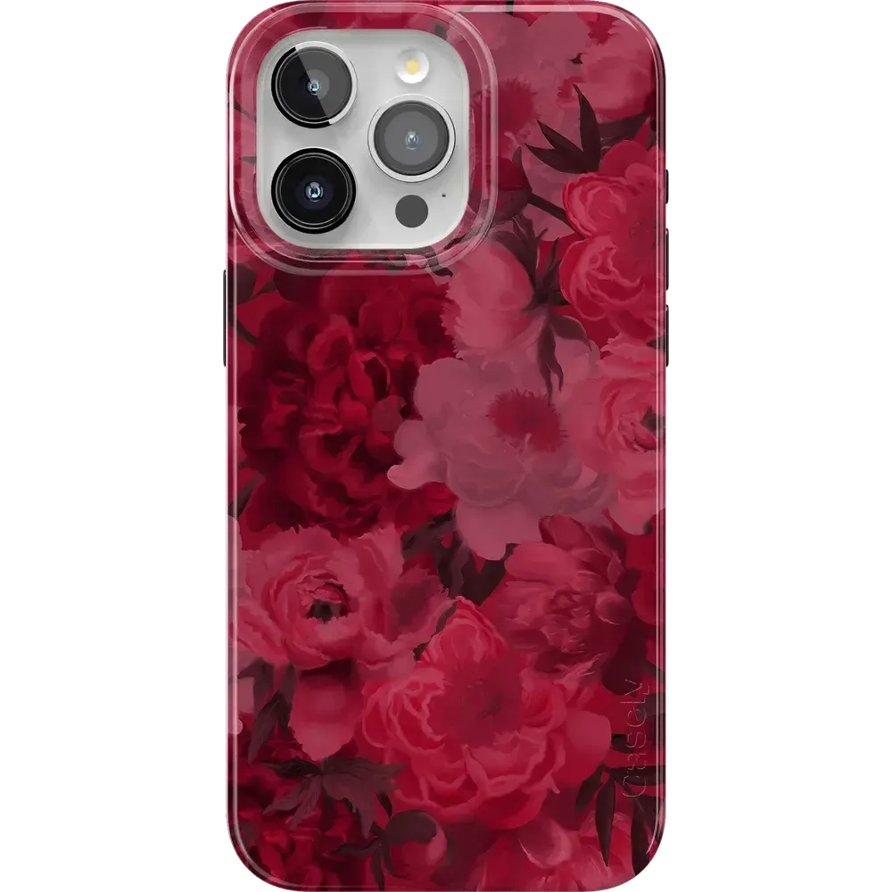 Romance Novel | Moody Floral Case iPhone Case get.casely Classic + MagSafe® iPhone 15 Pro Max