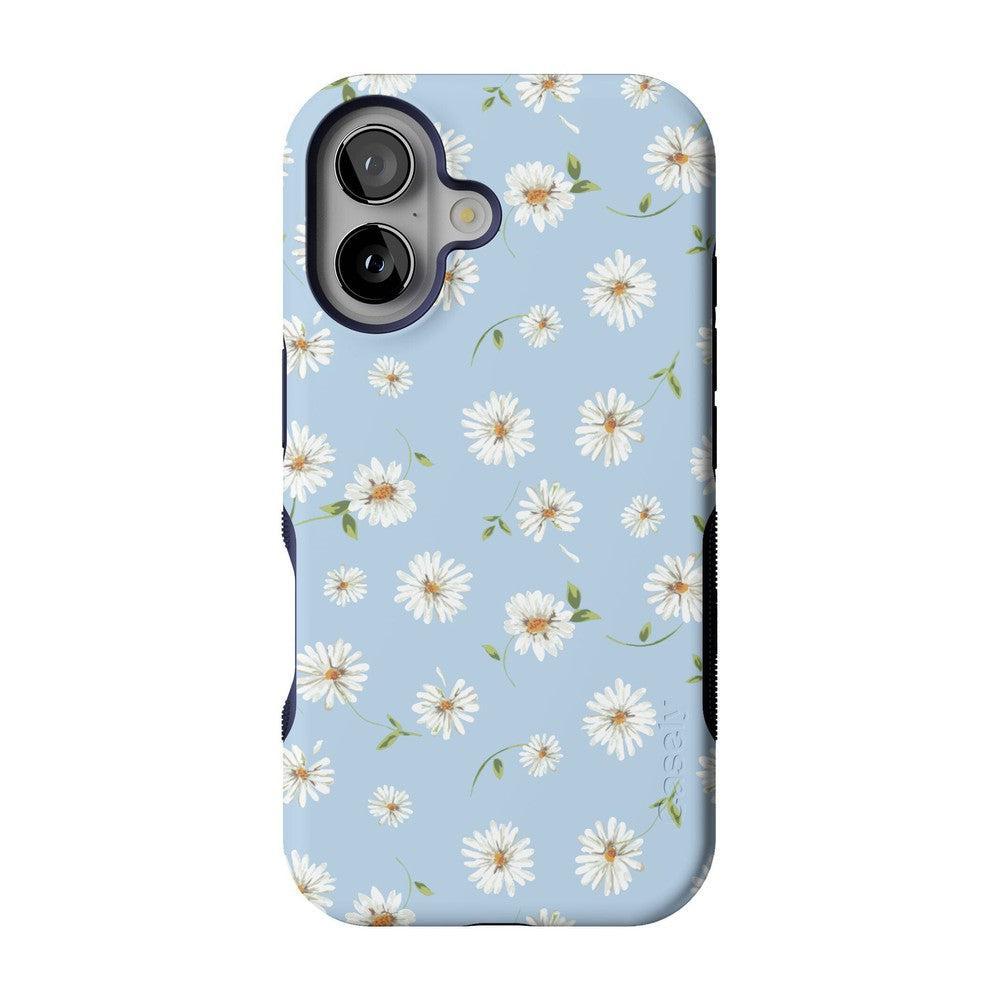 Daisy Daydream | Baby Blue Floral Case iPhone Case get.casely Bold + MagSafe® iPhone 16