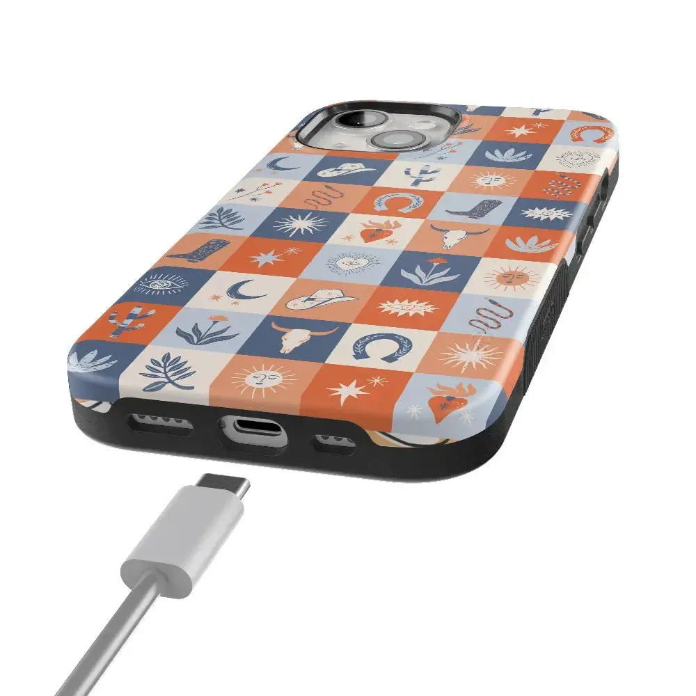 Dirt Road Chic | Western Squares Case