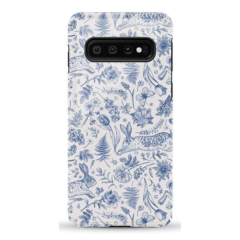 Hop & Bloom | Bunny Toile Case Phone Case Casetry Essential Galaxy S10