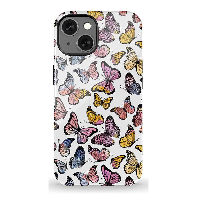 Free Spirit | Rainbow Butterfly Case iPhone Case get.casely Essential + MagSafe® iPhone 13