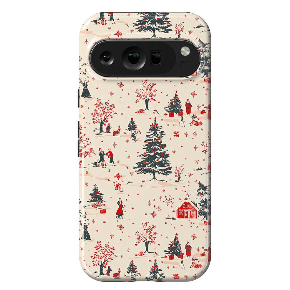Winter Nostalgia | Vintage Holiday Case Phone Case Casetry Essential Google Pixel 9 Pro