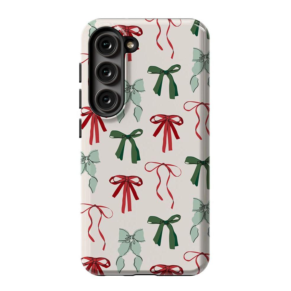 Festive Girlie | Holiday Bows Case Phone Case Casetry Essential Galaxy S23