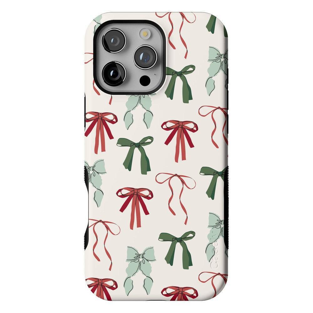 Festive Girlie | Holiday Bows Case Phone Case Casetry 