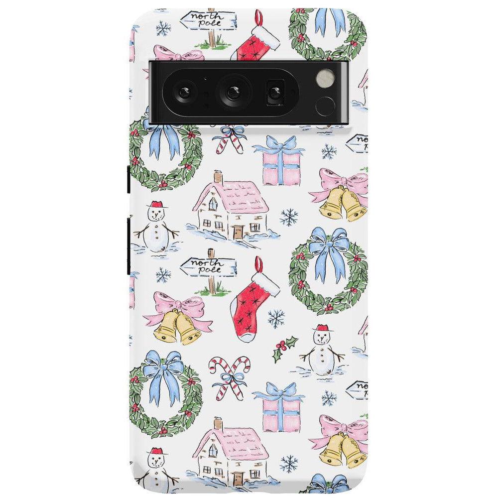 Christmas Morning | Vintage Cartoon Case Phone Case Casetry Essential Google Pixel 8 Pro