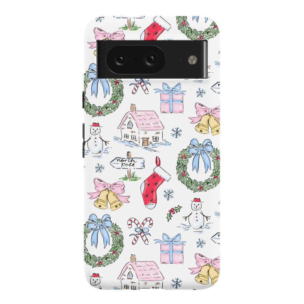Christmas Morning | Vintage Cartoon Case Phone Case Casetry Essential Google Pixel 8