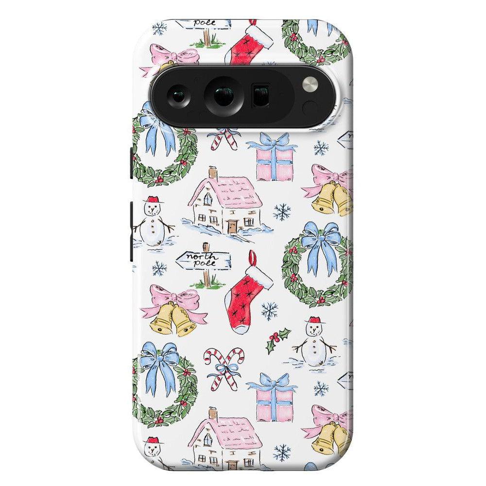 Christmas Morning | Vintage Cartoon Case Phone Case Casetry Essential Google Pixel 9 Pro