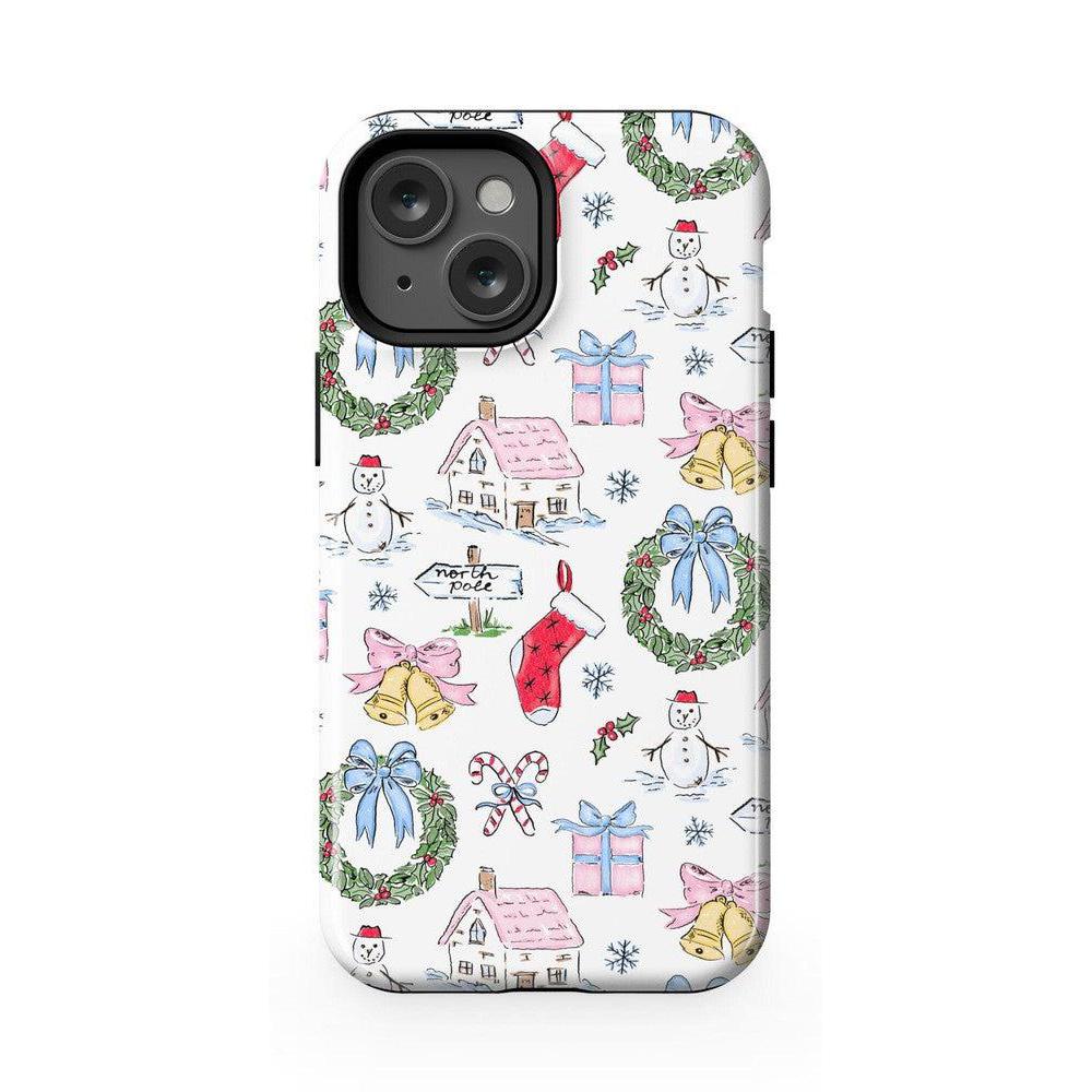 Christmas Morning | Vintage Cartoon Case Phone Case Casetry Essential + MagSafe® iPhone 13 Mini