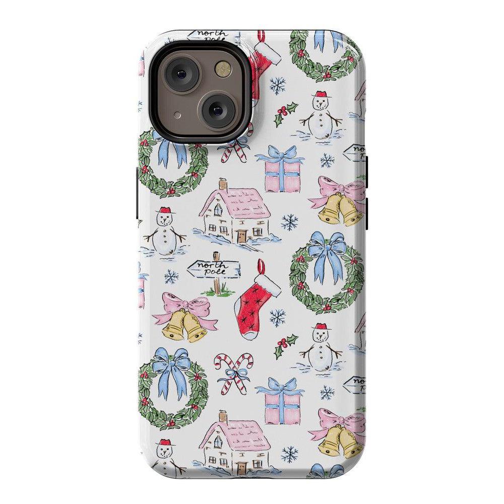 Christmas Morning | Vintage Cartoon Case Phone Case Casetry Essential + MagSafe® iPhone 14
