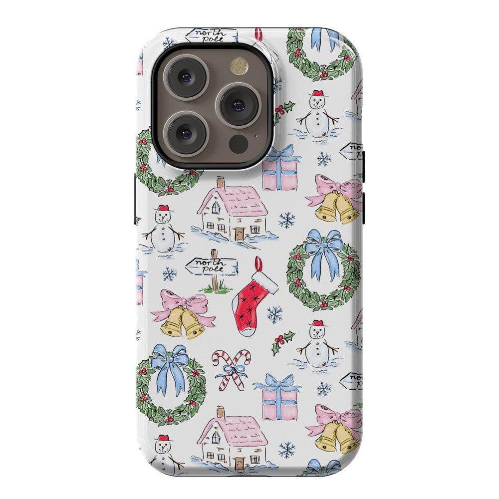 Christmas Morning | Vintage Cartoon Case Phone Case Casetry Essential + MagSafe® iPhone 14 Pro