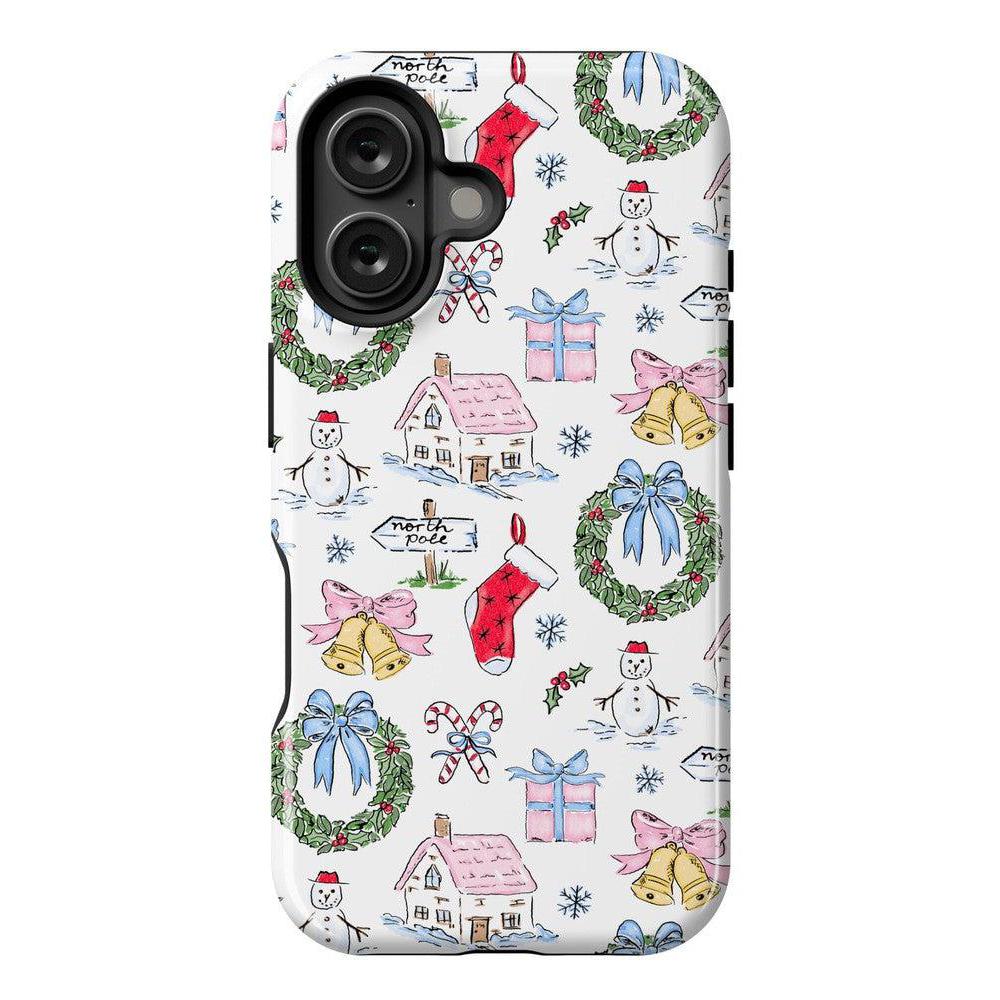 Christmas Morning | Vintage Cartoon Case Phone Case Casetry Essential + MagSafe® iPhone 16