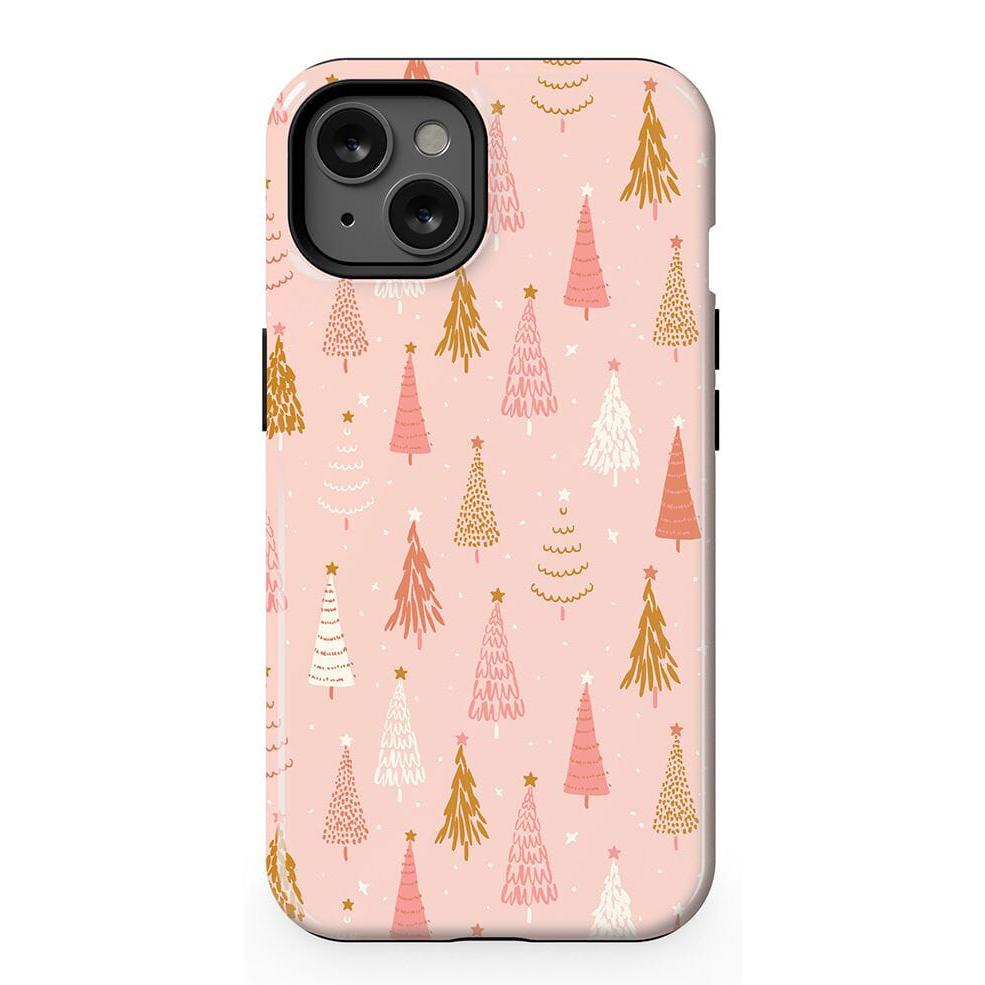 Bubblegum Forest | Christmas Tree Case Phone Case Casetry Essential + MagSafe® iPhone 13
