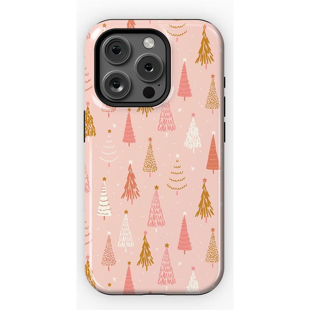 Bubblegum Forest | Christmas Tree Case Phone Case Casetry Essential + MagSafe® iPhone 15 Pro