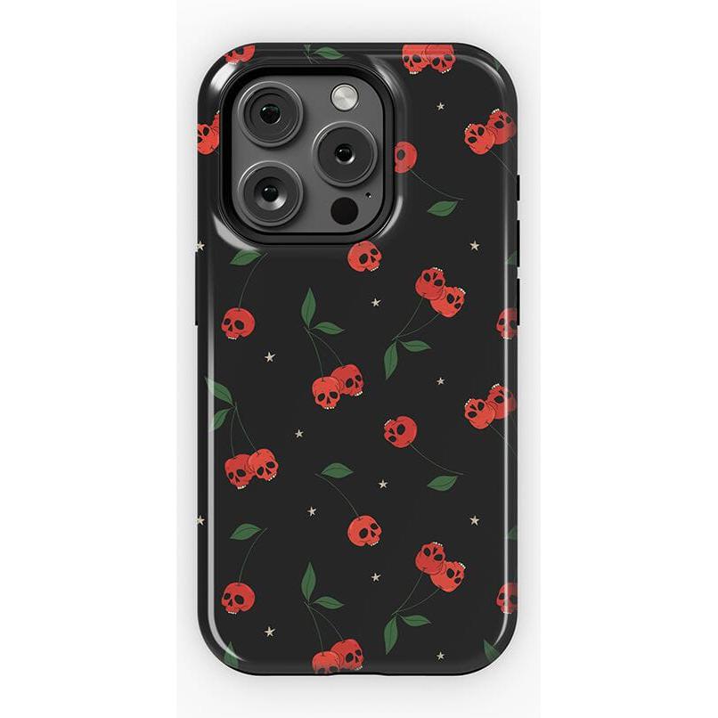 Sweet Revenge | Cherry Skulls Case Phone Case Casetry Essential + MagSafe® iPhone 15 Pro