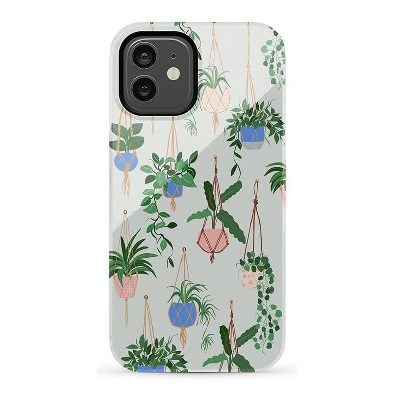 Hanging Around | Potted Plants Floral Case iPhone Case get.casely Essential iPhone 12